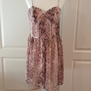 Snakeprint Dress